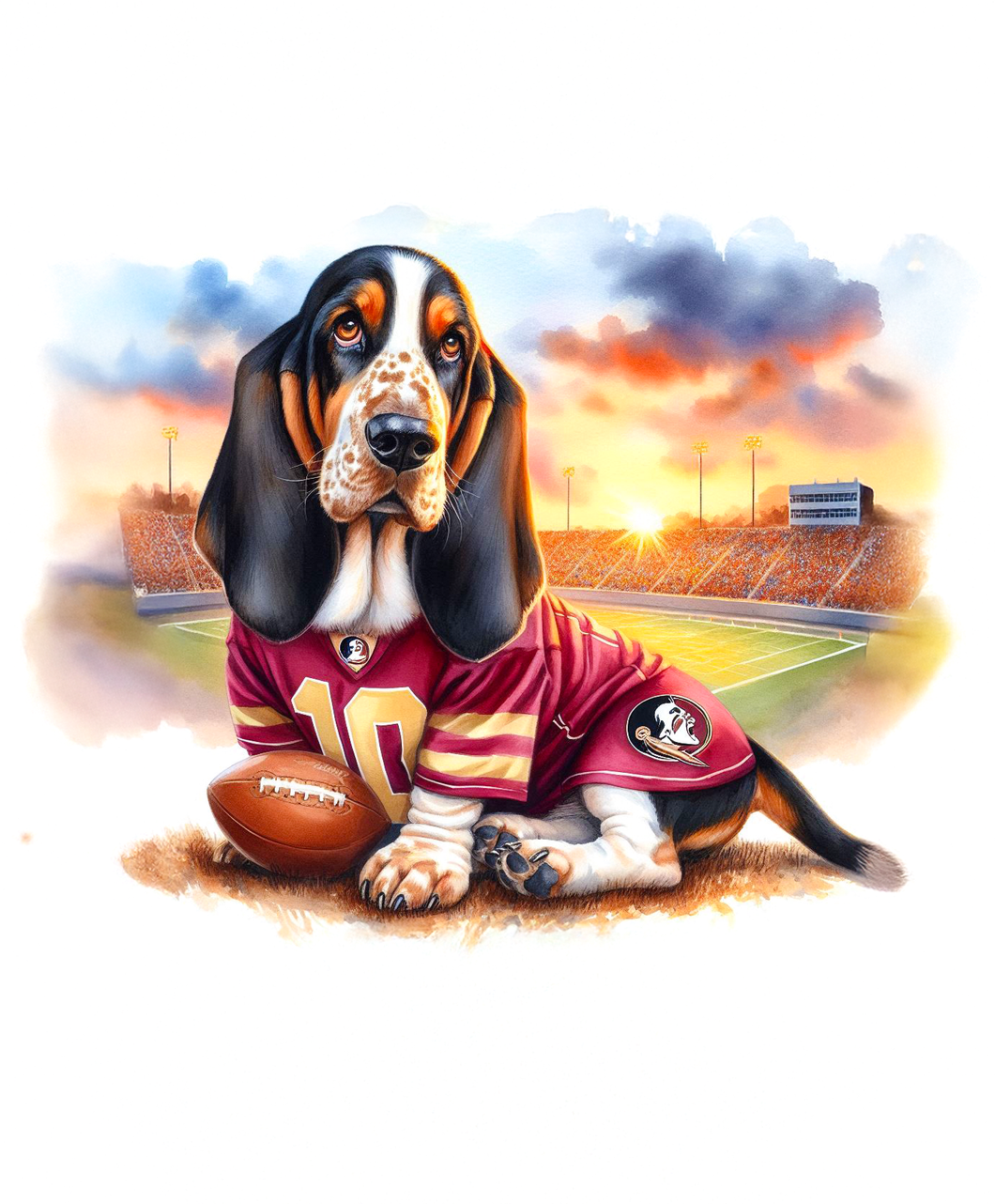 University of Florida Basset Earrings