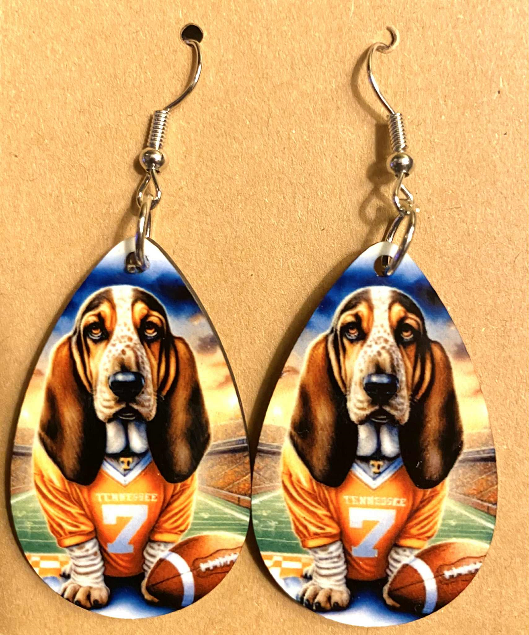 Tennessee Basset Earrings