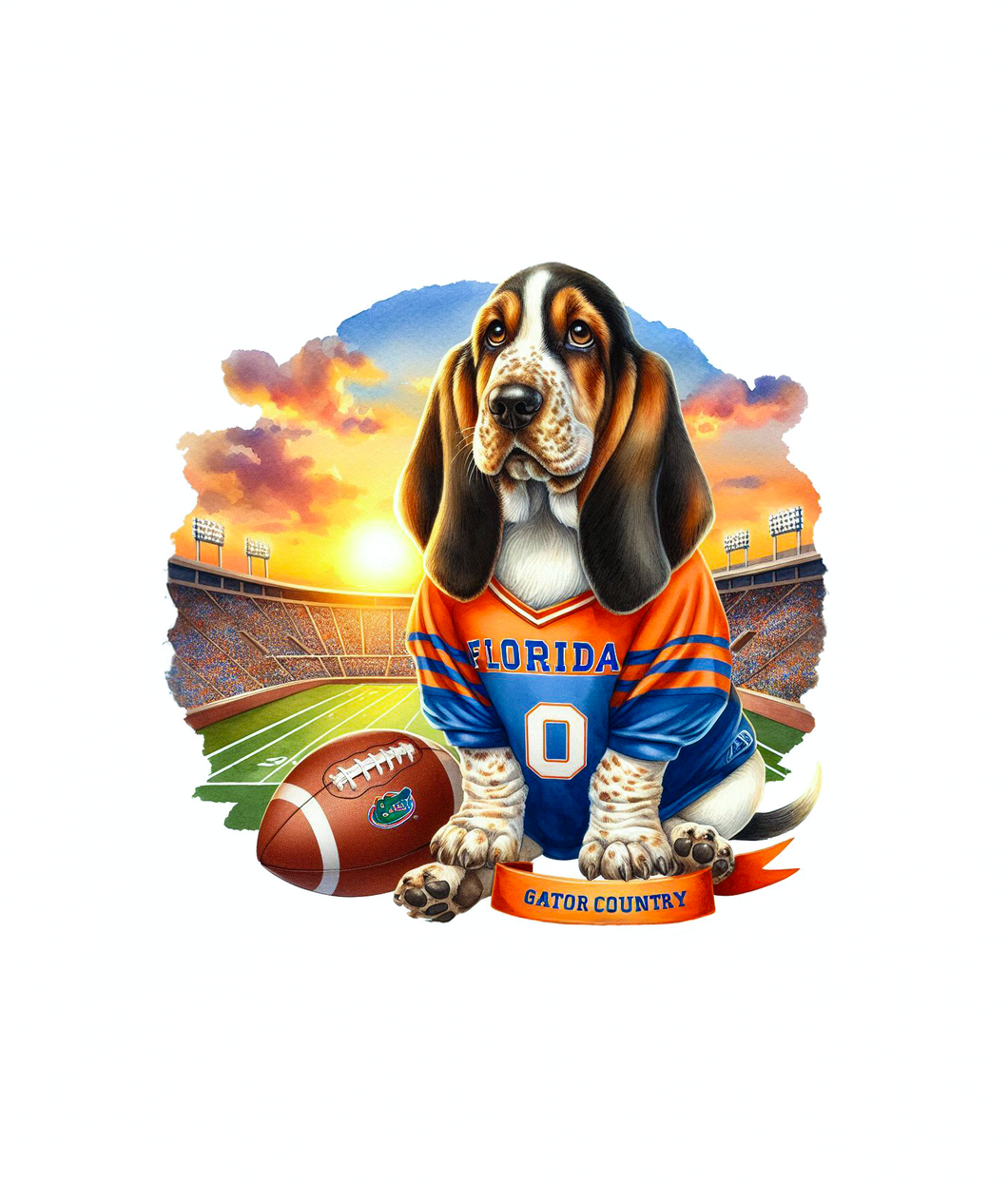 FSU Basset Earrings