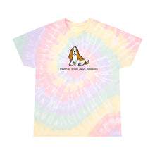 Peace Love and Bassets, Pale Tie Dye